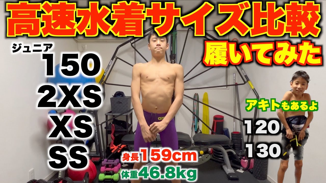 We actually tried on the high-speed swimsuits and compared the