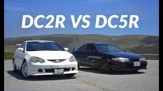 Honda Integra DC2 Type R vs DC5 Type R Conversion - Head to Head