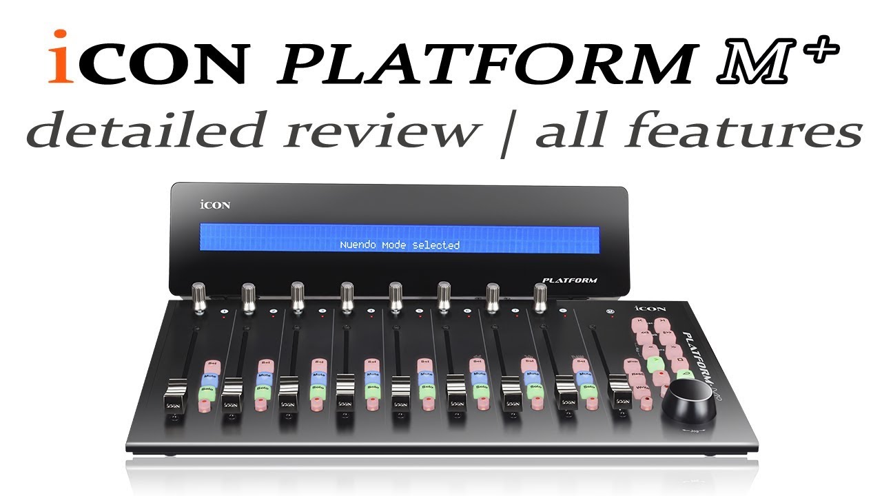 icon Platform M+ / X / D2 フィジカルコントローラー Platform X