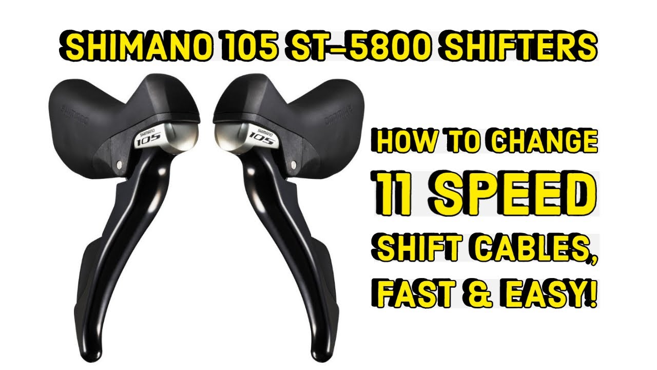 INSTALL SHIMANO 105 ST-5800 11-SPEED SHIFT CABLES, FAST & EASY