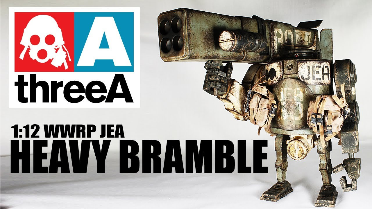 ThreeA JEA Heavy Bramble robot figure review - YouTube