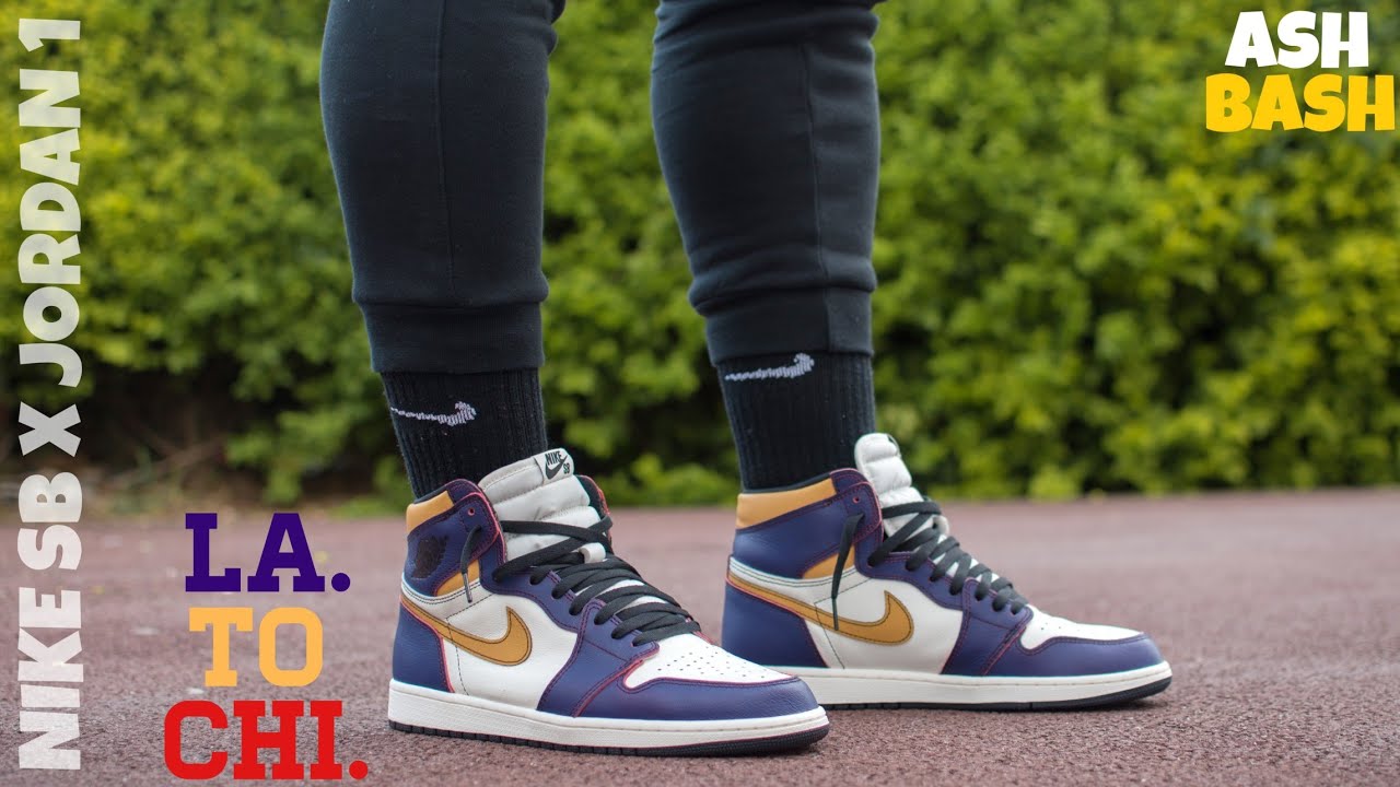 Review + On Feet | Nike SB x Air Jordan 1 'LA to Chicago' | Ash
