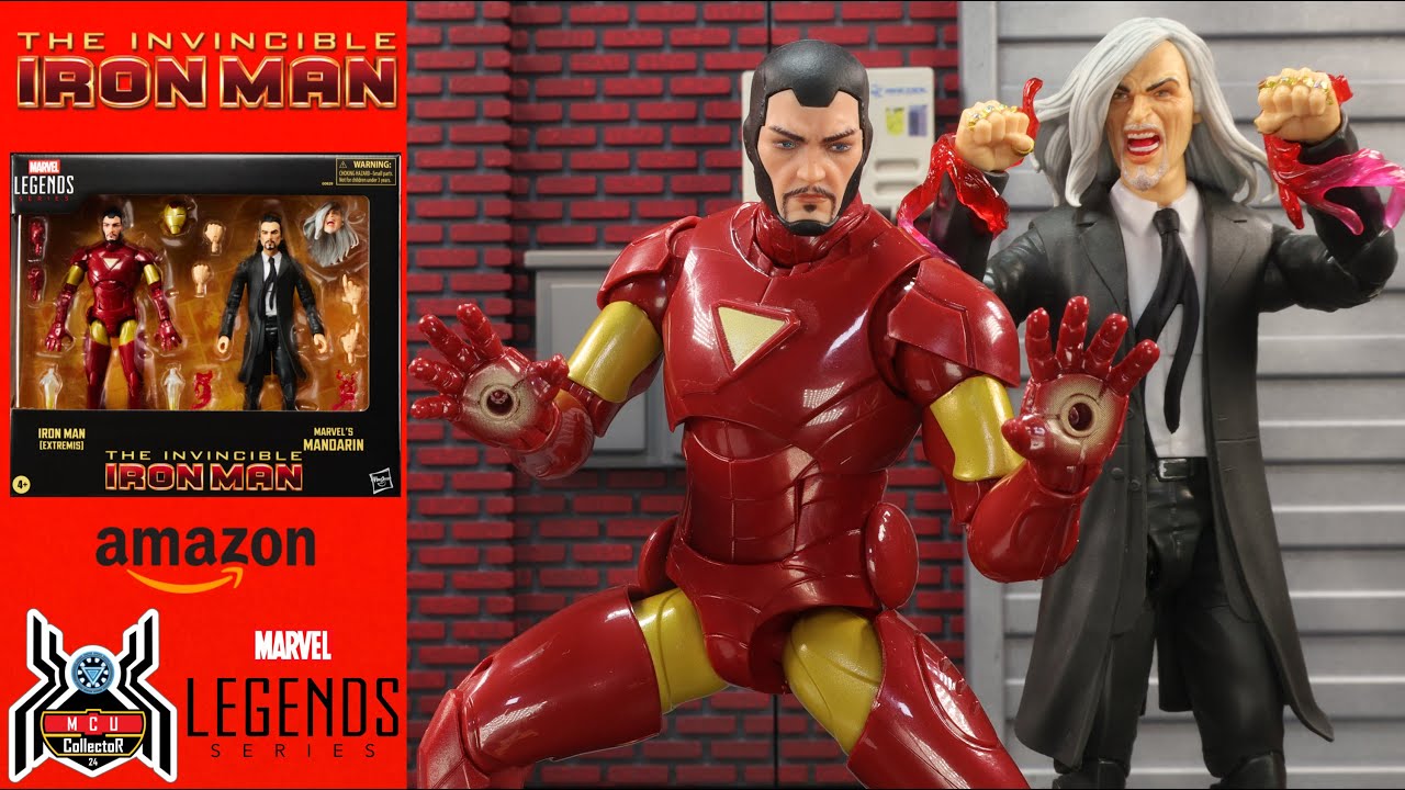 Marvel Legends Invincible IRON MAN EXTREMIS & MANDARIN Ten Rings