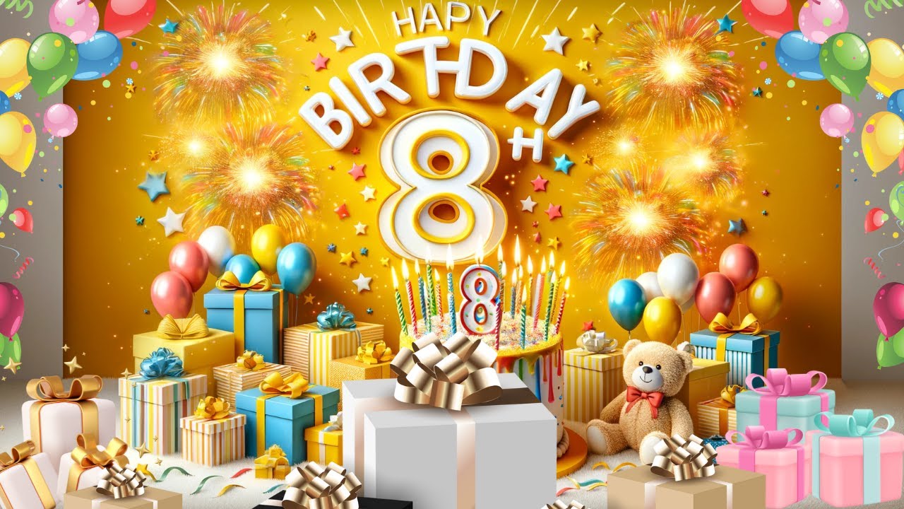 Happy 8th Birthday | Fun Pop Celebration Song for Preteens | Happy