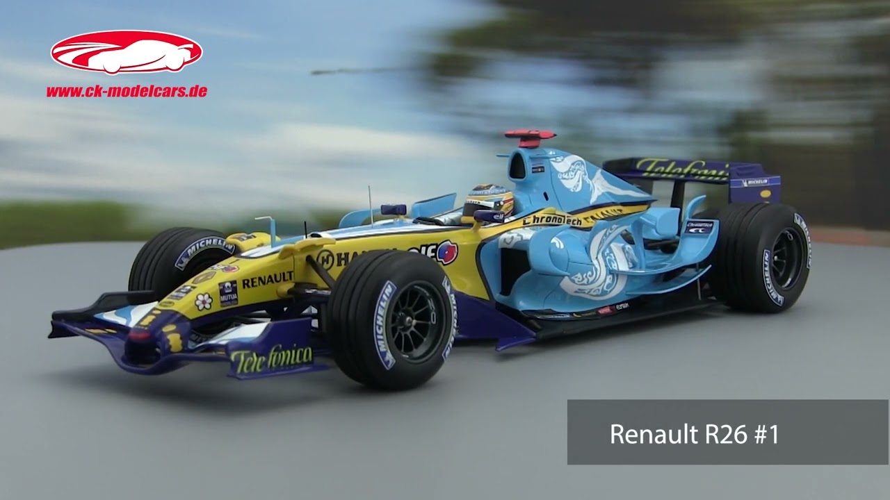 Minichamps 1:18 Fernando Alonso Renault R26 #1 勝者 カナダ GP 式 1