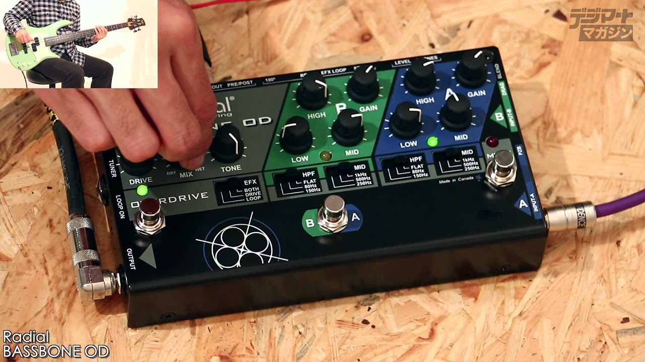 Radial / BASSBONE OD【デジマート製品レビュー】 - YouTube