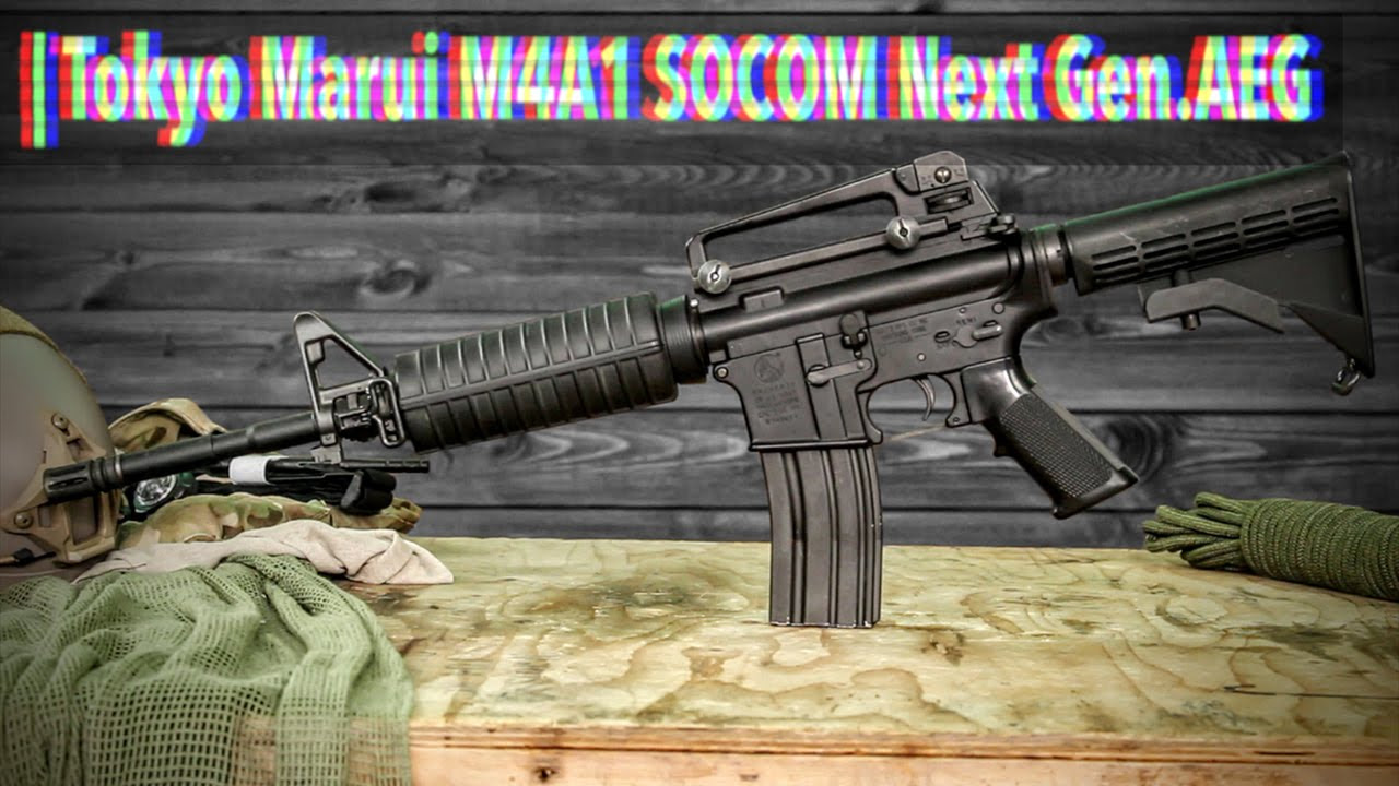 Tokyo Marui M4A1 SOCOM Next Gen.AEG [Review/Shooting Test] - YouTube