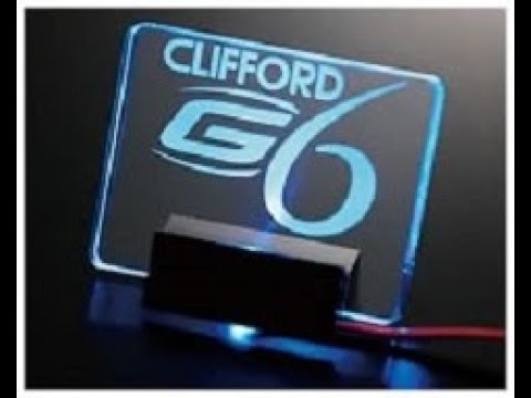 クリフォード G6 アクリルスキャナー - YouTube