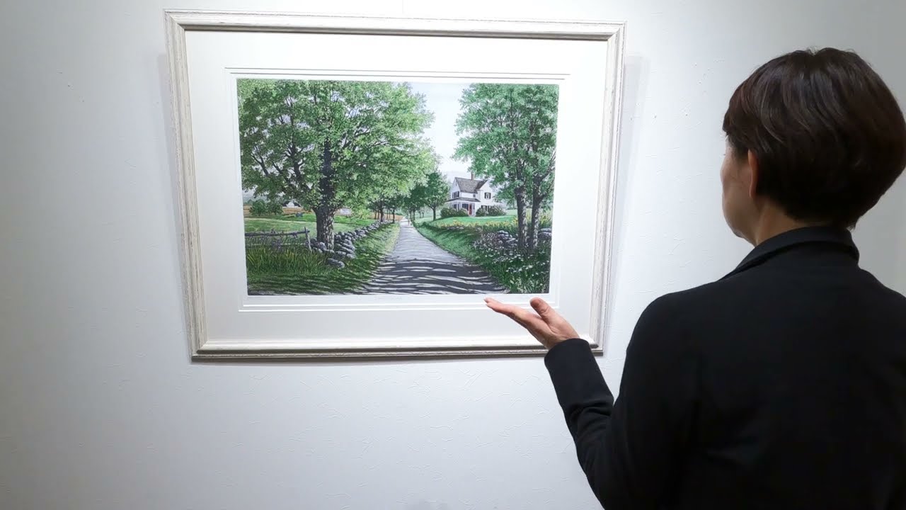 キャロル・コレット カントリー・ロード 風景画 絵画 インテリア 手