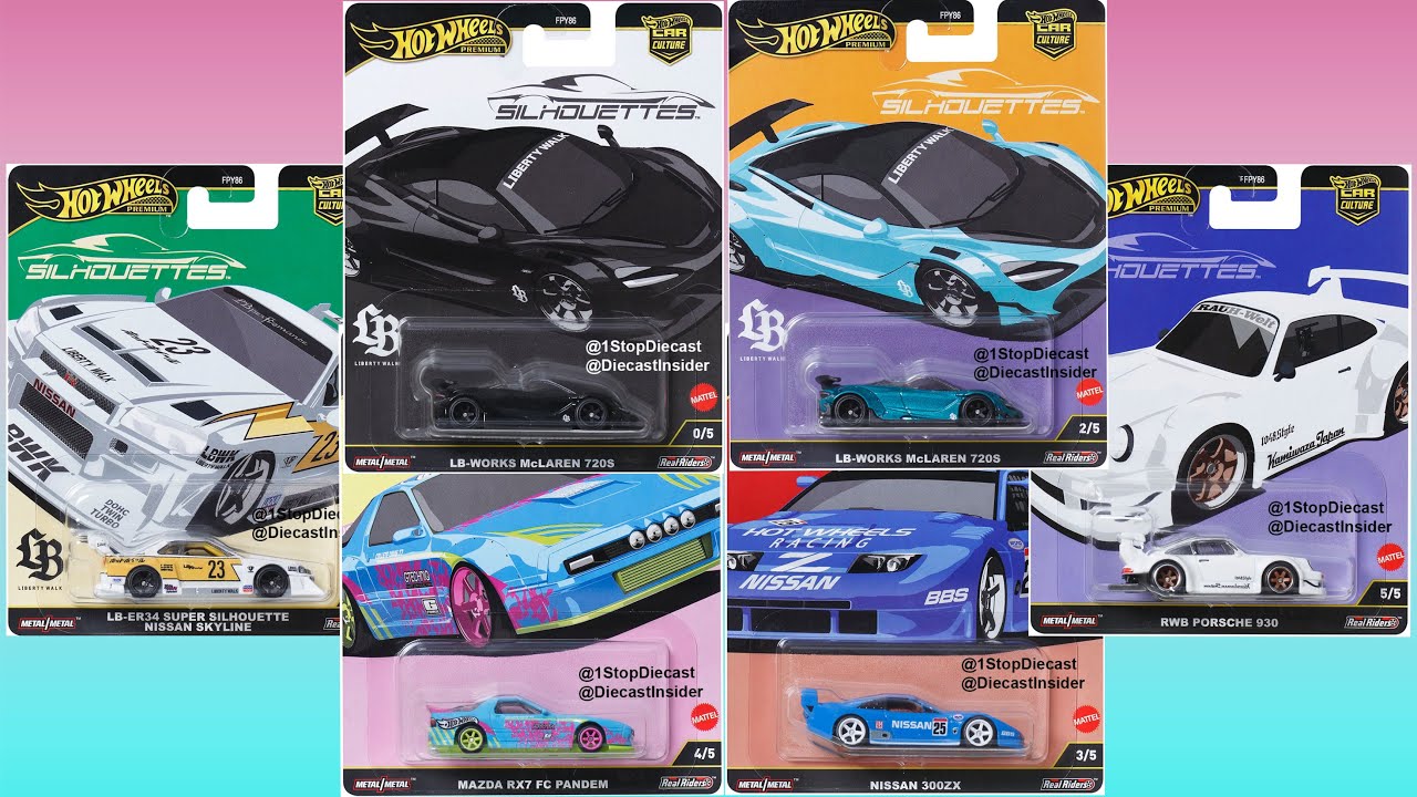 2025 HOT WHEELS PREMIUM SILHOUETTES - YouTube