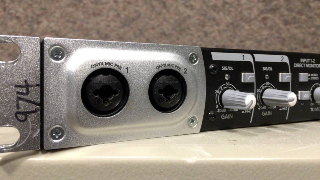 Mackie Onyx Blackbird Review - YouTube