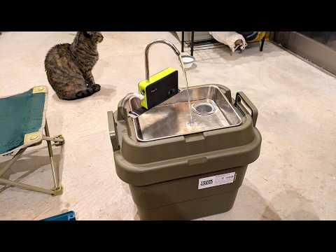 DIY: Portable Sink for Car Camping & Campsites - YouTube