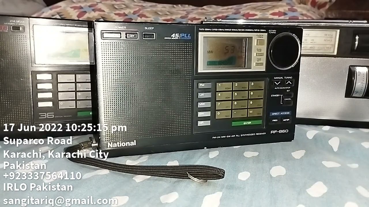 ラジオ・コンポ National RF-B60 PLL SYNTHESIZED RECEIVER Panasonic