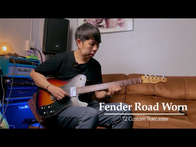 Fender Road Worn '72 Custom Telecaster By Guitarcoach Shop - YouTube