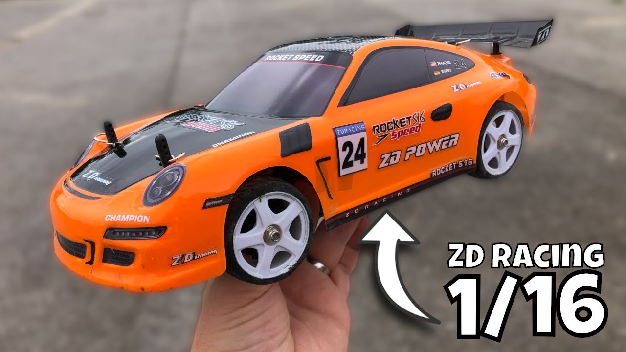 This $77 'Mini' Porsche 911 RC Car is awesome! 1/16 ZD Racing S16
