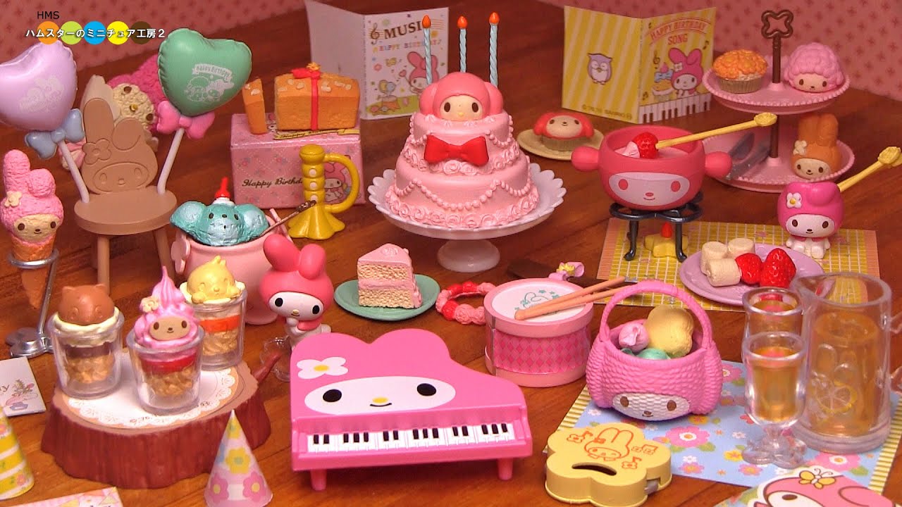 RE-MENT My Melody Floral party リーメント マイメロディ フローラル