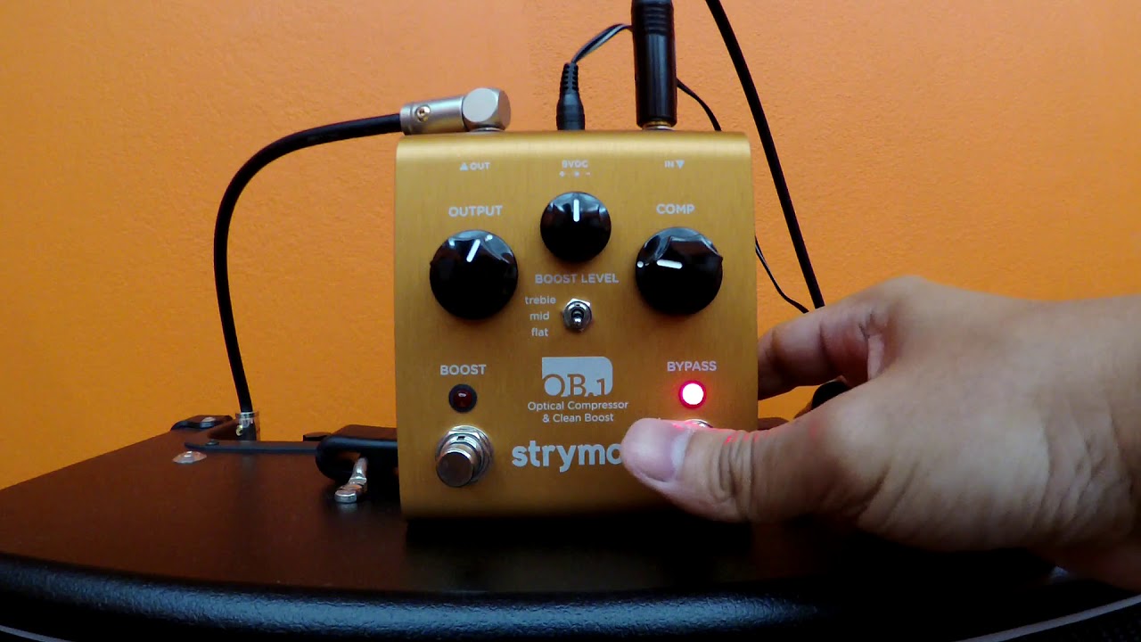 試奏動画】strymon OB.1 Optical Compressor & Clean Boost unit