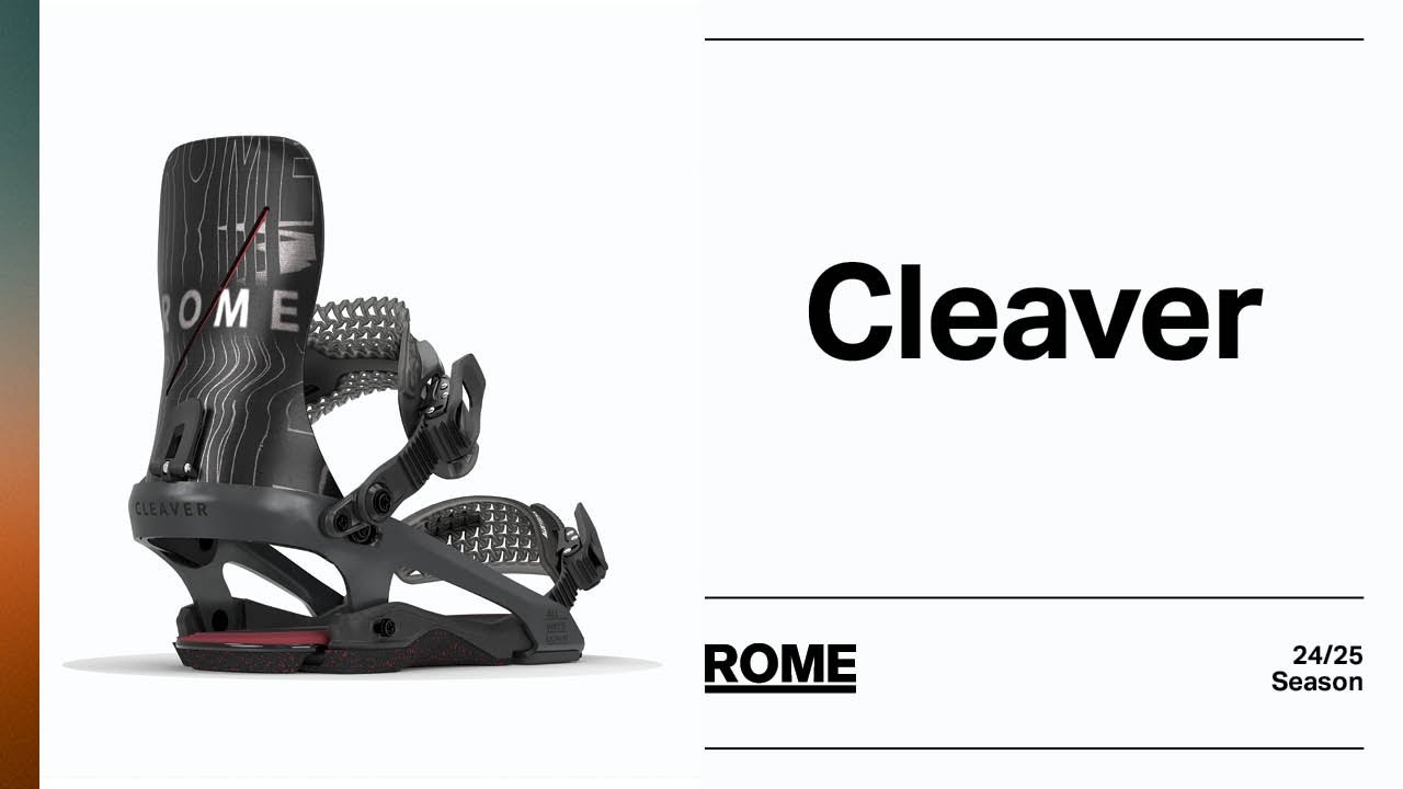 Rome Cleaver Snowboard Bindings 2025 | evo