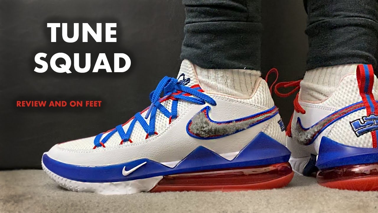 Lebron 17 Low Tune Squad Review and On Feet - YouTube
