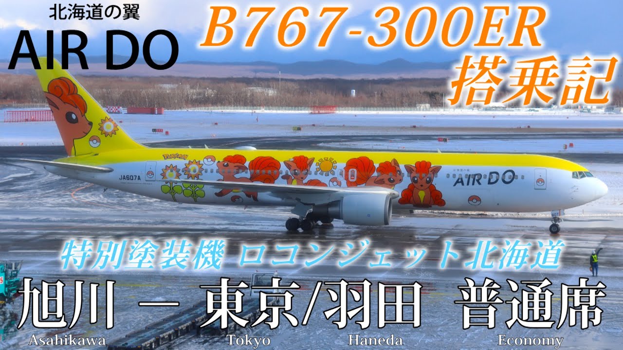 航空機・ヘリコプター Air DO B767-300 Rocon jet / Pokemon AIR DO