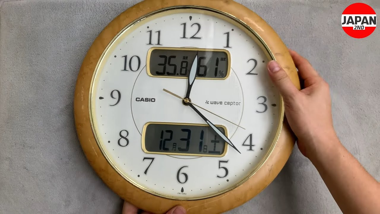 CASIO カシオ 掛け時計 WAVE CEPTOR ウェーブセプター 電波時計