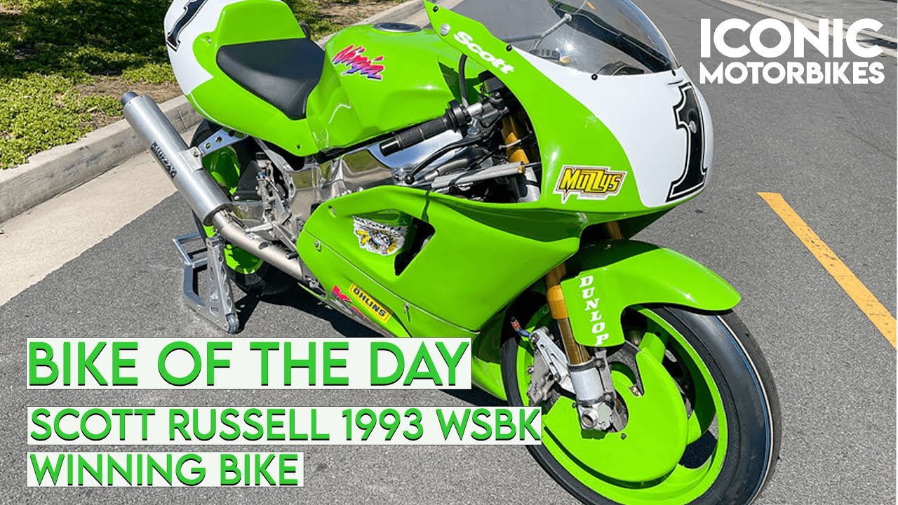 Muzzy Kawasaki ZX-7R Scott Russell WSBK Winner (IM) - YouTube