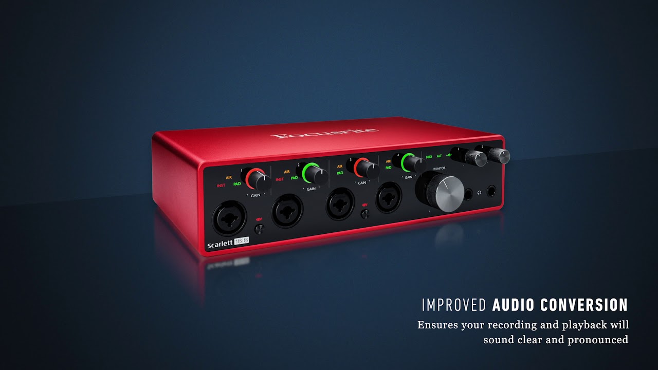 Focusrite Scarlett 18i8 3rd Gen USB Audio Interface | zZounds