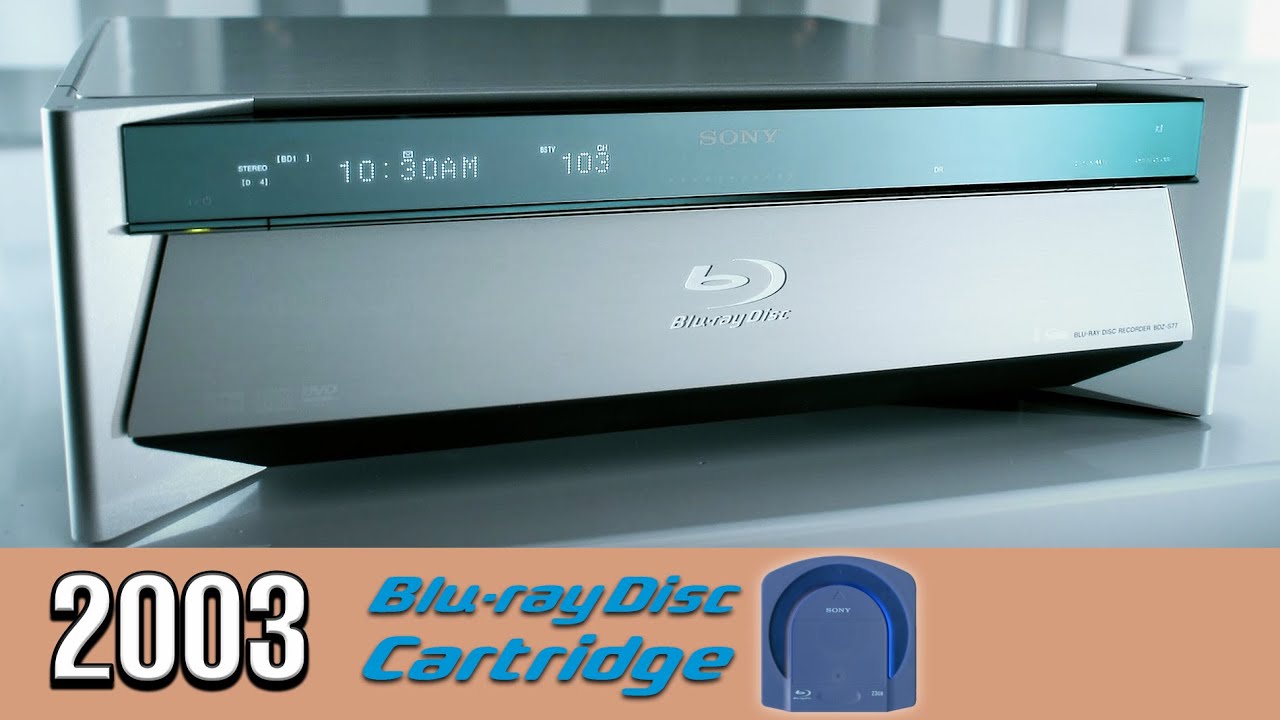 2003 Sony BDZ-S77 Blu-Ray Cartridge Dealer Demo (HQ 4K Upscale
