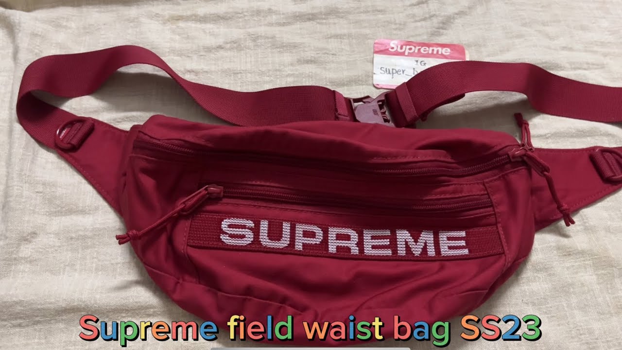 Supreme field waist bag SS23 [review] - YouTube