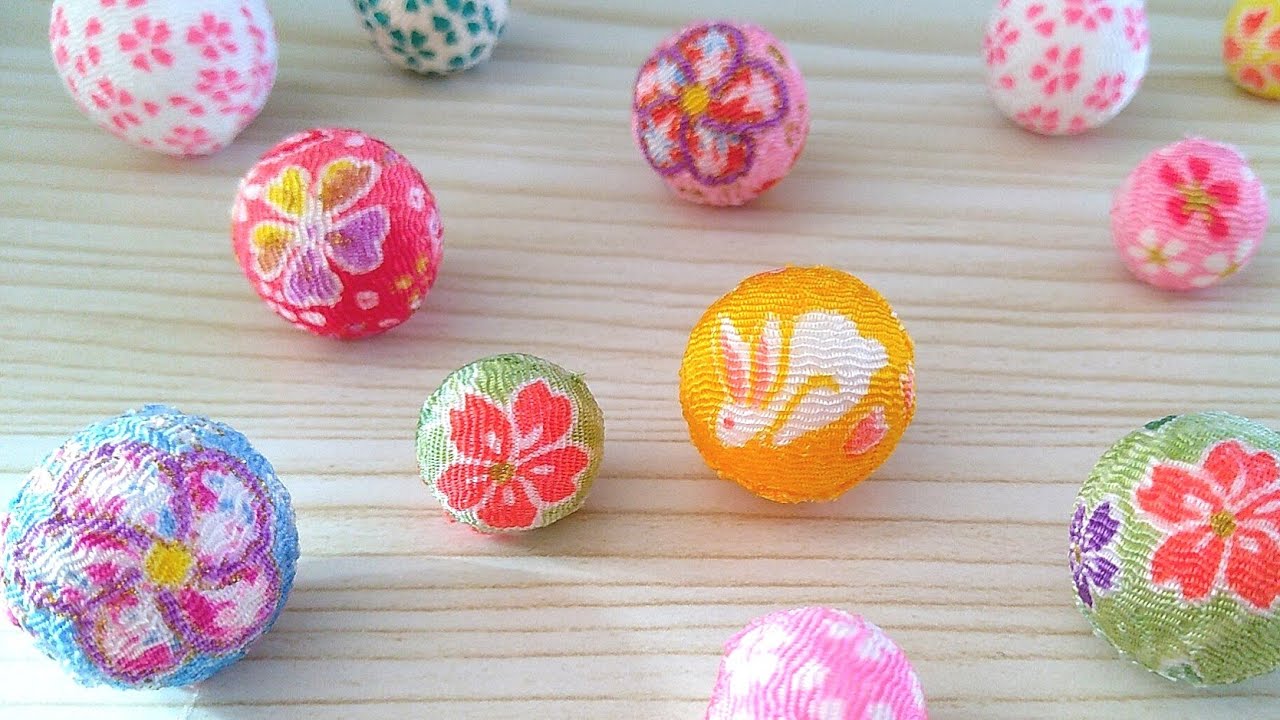 簡単】小さい手まりの作り方【つるし飾りにも】絵柄を綺麗にみせる方法