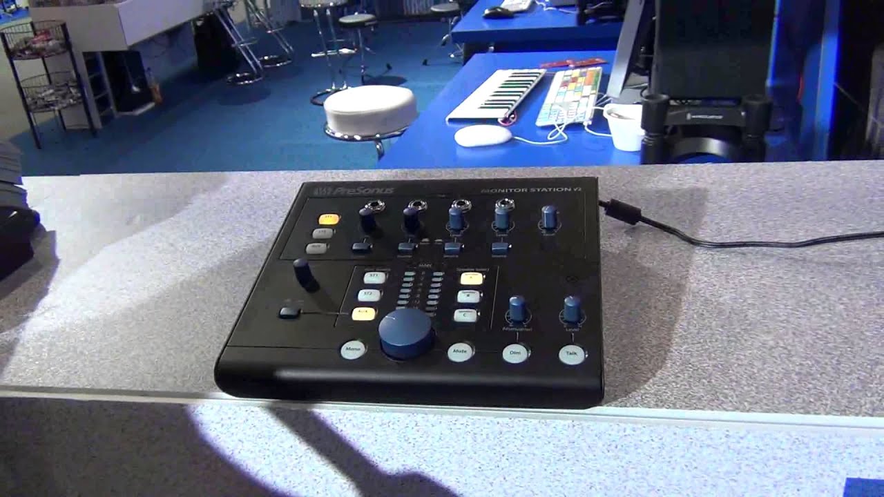 Introducing The PreSonus Monitor Station V2: Musikmesse 2014 - YouTube