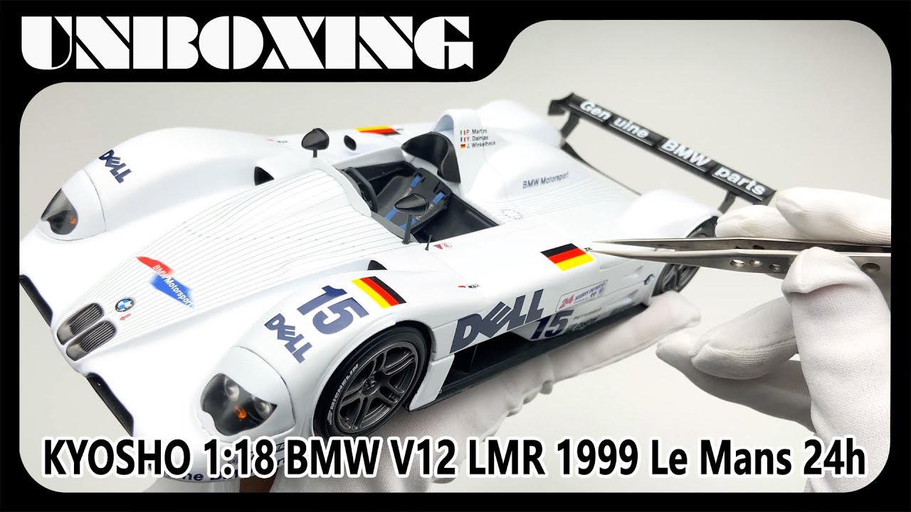BMW V12 LMR 1999 Le Mans 24h / KYOSHO 1:18 diecast car model / AMR