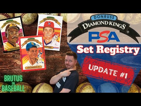 Donruss Diamond Kings PSA Set Registry Update #1 | Hobby Help