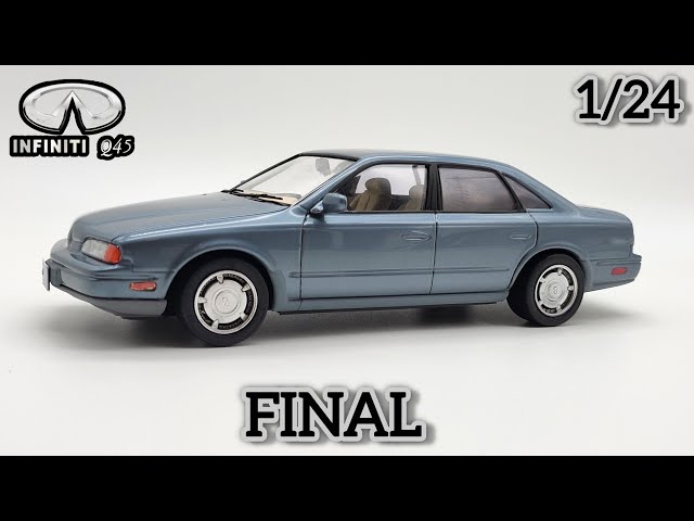 Fujimi Infinity Q45 final review 1/24 model kit - YouTube