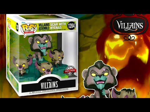 Lion King: Scar with Hyenas Funko Pop! (Funko Unboxing!) - YouTube