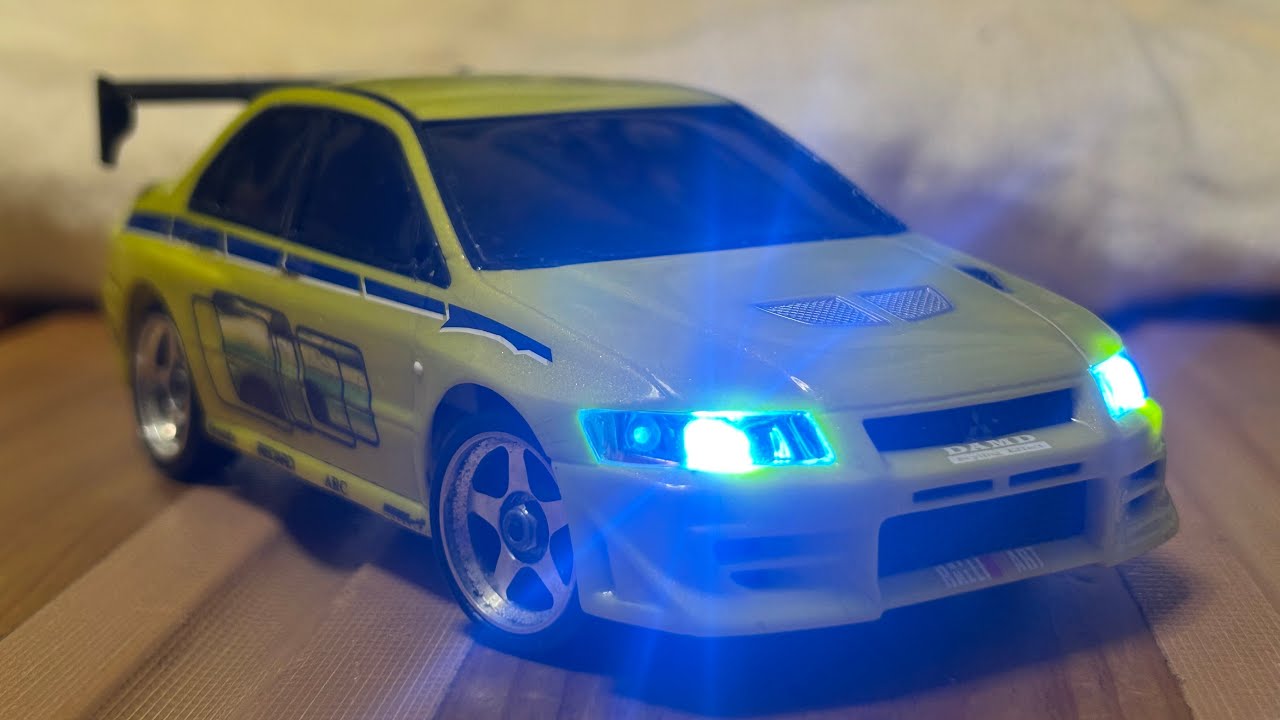 Mini-Z ワイルドスピードX2 ランエボⅦ ドリフトと紹介動画 【京商