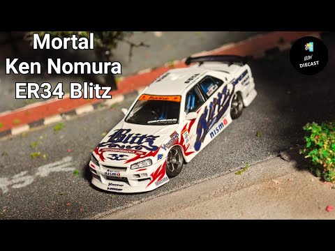Nissan Skyline ER34 Blitz D1GP 2005 Ken Nomura by Mortal 1/64