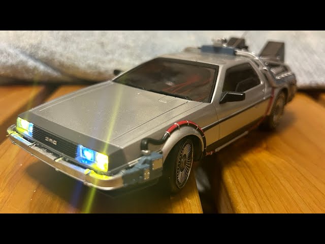 Mini-Z デロリアンを電飾したのでずんだもんに紹介してもらうのだ