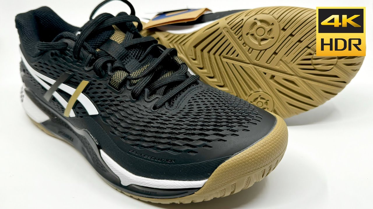Asics Gel-Resolution 9 Hugo Boss 🎾 (Black/Camel) ⚫️🟤 - YouTube