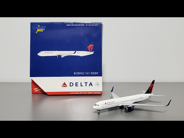 Gemini Jets 1:400 Delta Airlines 767-300ER [N1201P] Model Airplane