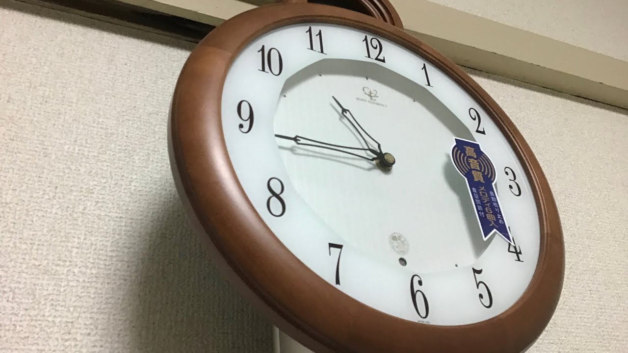 時報時計】RHYTHM QE2-M57 - YouTube