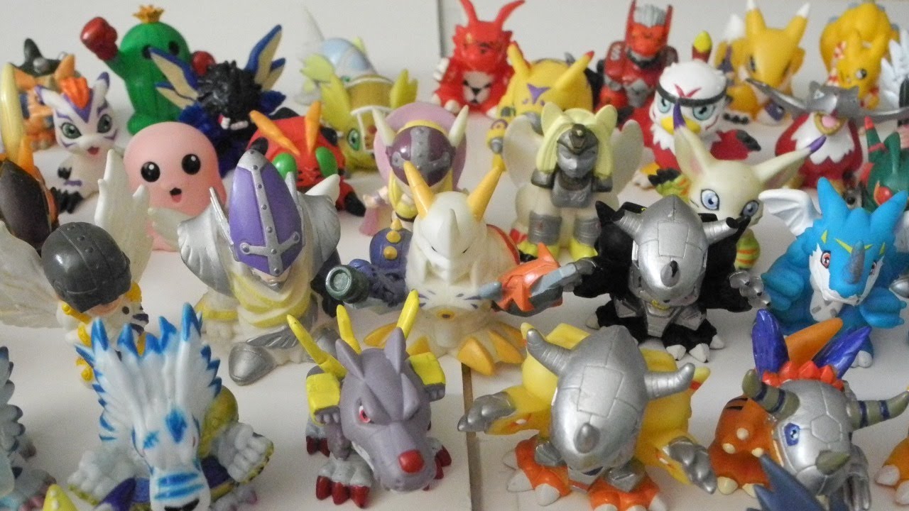 レトロ デジモン 指人形 16体セット 100 Subscribers
