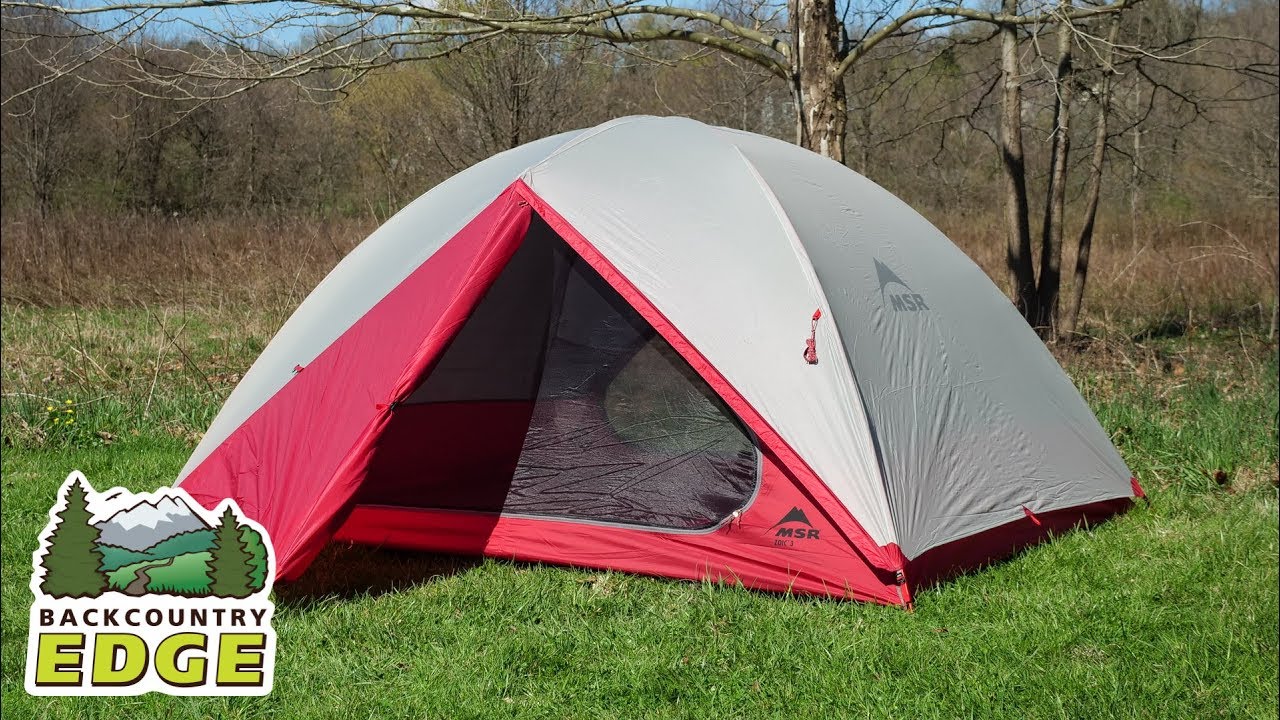 MSR Zoic 3 3-Season Backpacking Tent - YouTube