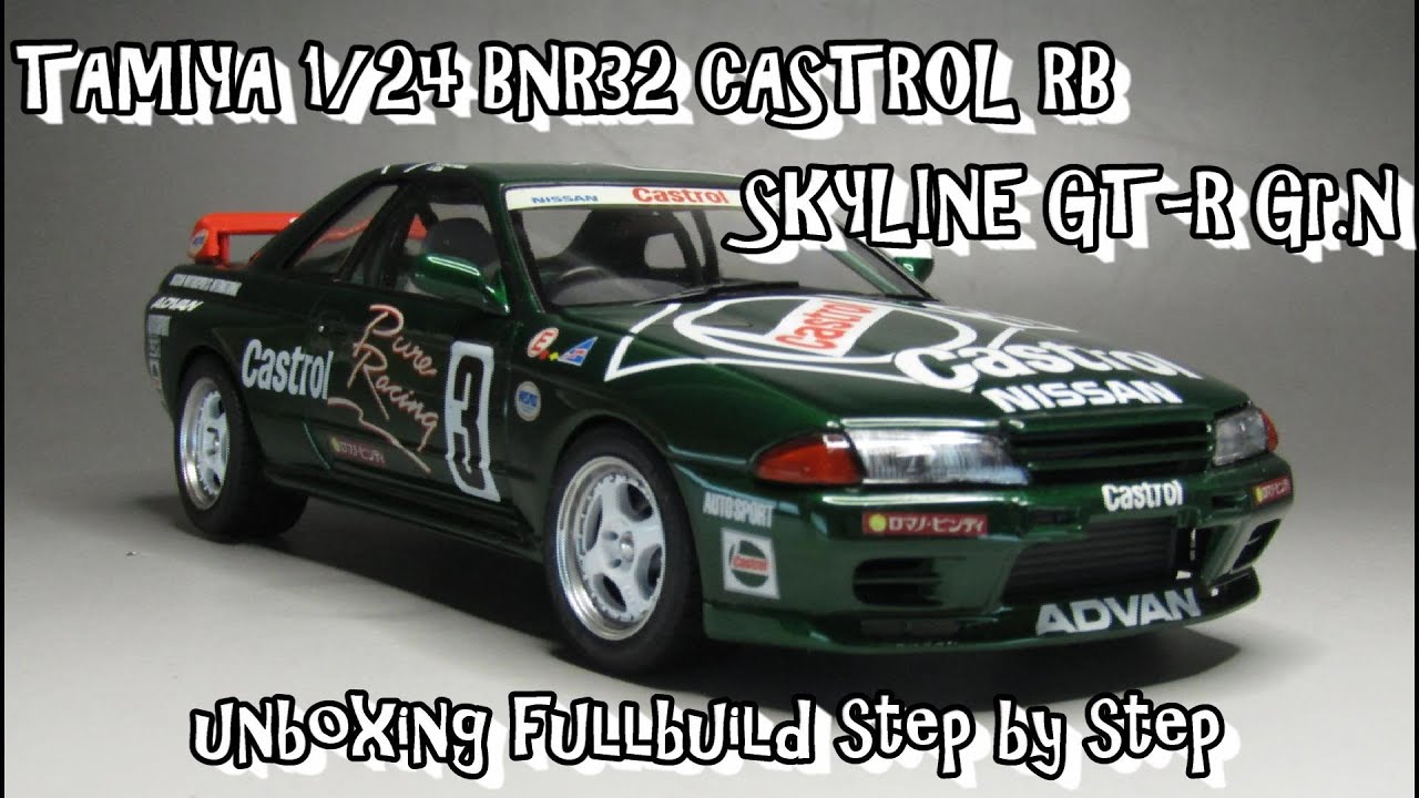 Scale Car Plastic Model TAMIYA 1/24 CASTROL RB SKYLINE GT-R Gr.N