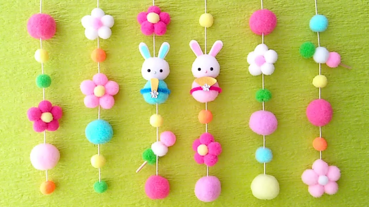 Easy✨Cute] Hinamatsuri Hanging Decorations 🎎 Plum and Cherry
