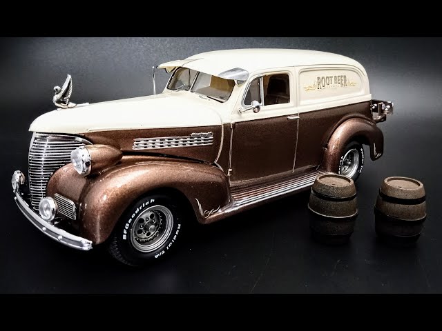 1939 Chevy Sedan Delivery 427 1/24 Scale Model Kit Build How To