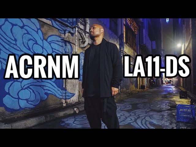 Acronym LA11-DS technical noragi style shirt jacket - YouTube
