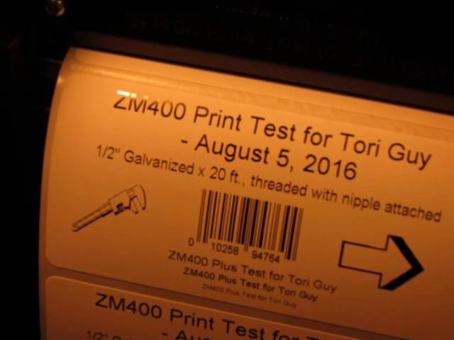 ZM400 Label Change - YouTube