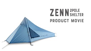 ZENN 2 POLE SHELTER | PRODUCT MOVIE - YouTube