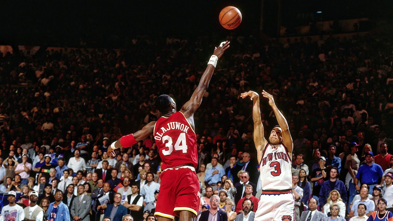 Hakeem Olajuwon Blocks Starks in 1994 NBA Finals [6.19.94